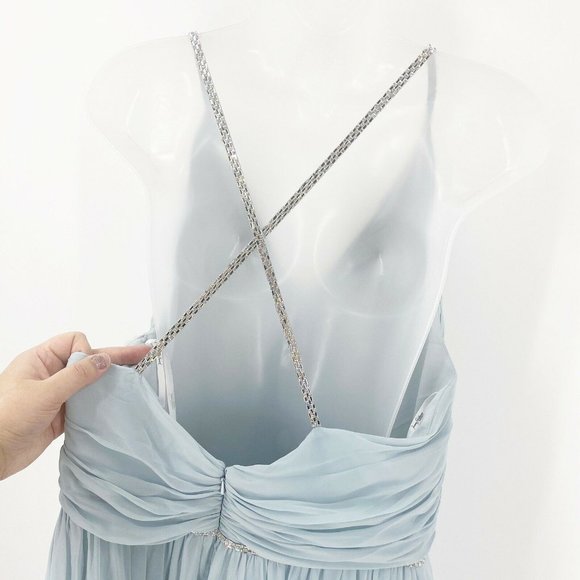 Jenny Packham Plus 18 Gown Jeweled-Trimmed Dress - Picture 8 of 11